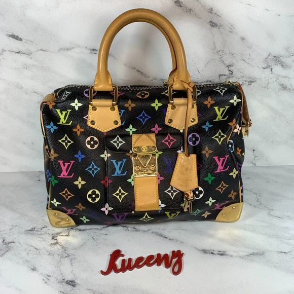 Louis Vuitton Handbags - ❌❌ Louis Vuitton Multicolore black Speedy 30 bag Murakami Monogram vintage Black